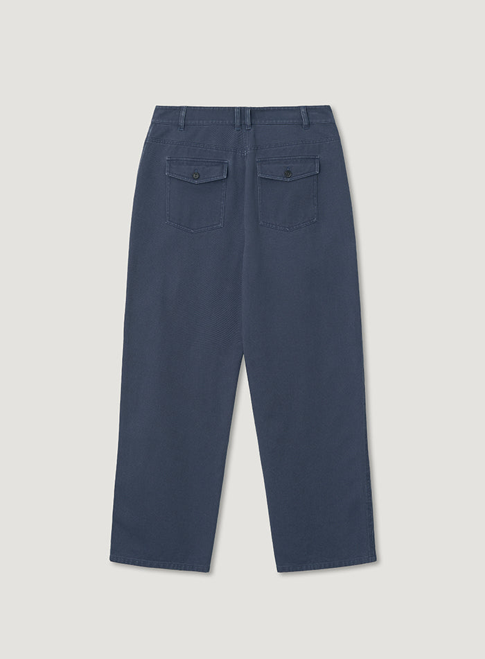 Mango Maniplease Fade Fatigue Pants Blue
