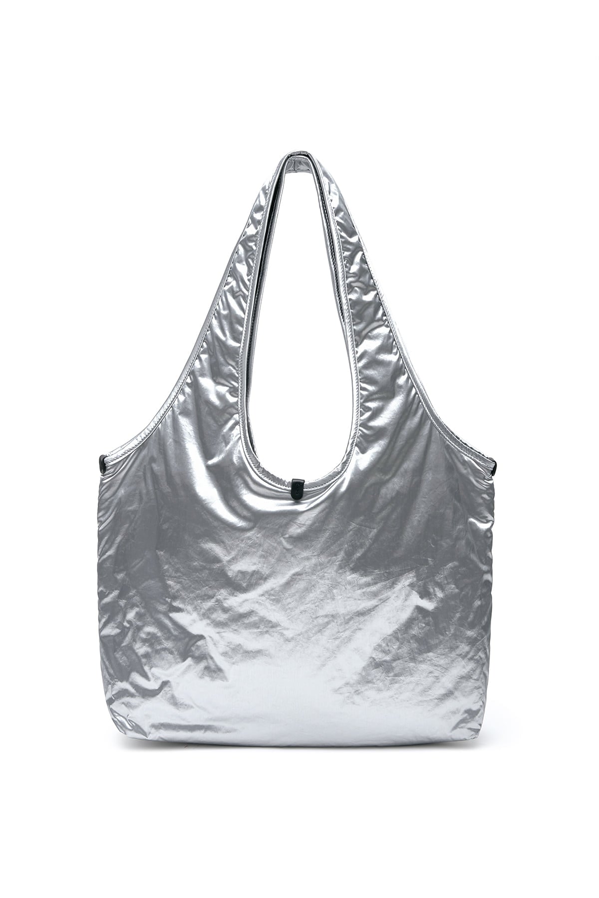 [matinkim] MATIN LOGO QUILTING ECOBAG IN SILVER