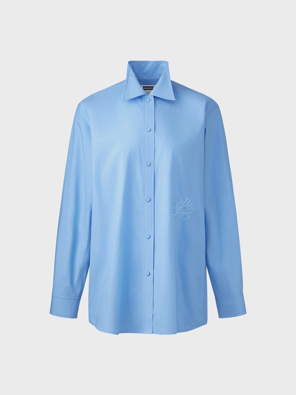 EENK Classic Logo Embroidered Shirt - Blue