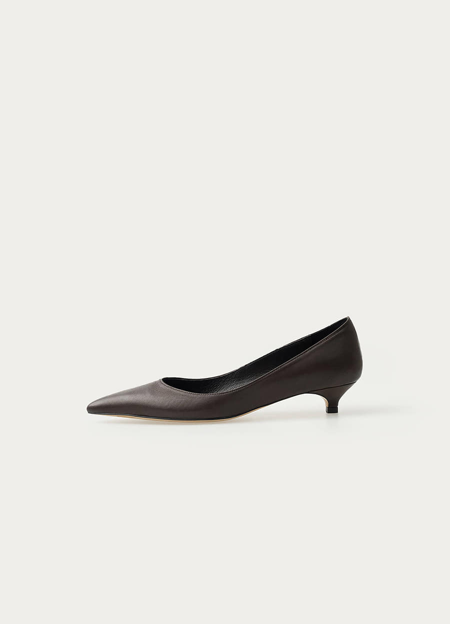 Nothing Written Pointed kitten-heel (Espresso brown)
