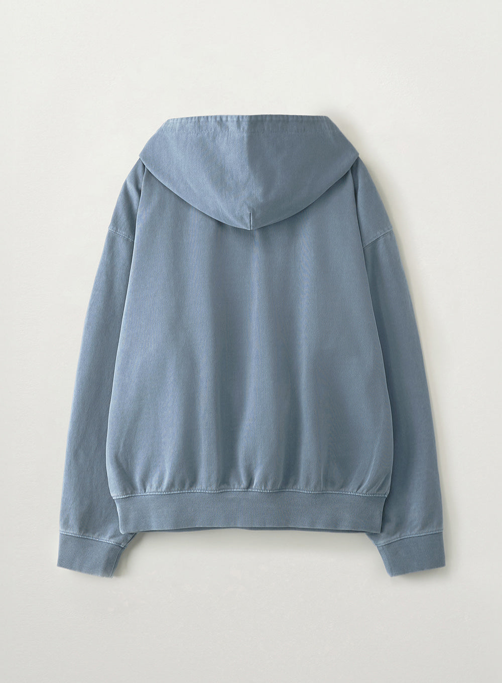 Satur Citron Drawing Washed Pocket Hoodie - Navy