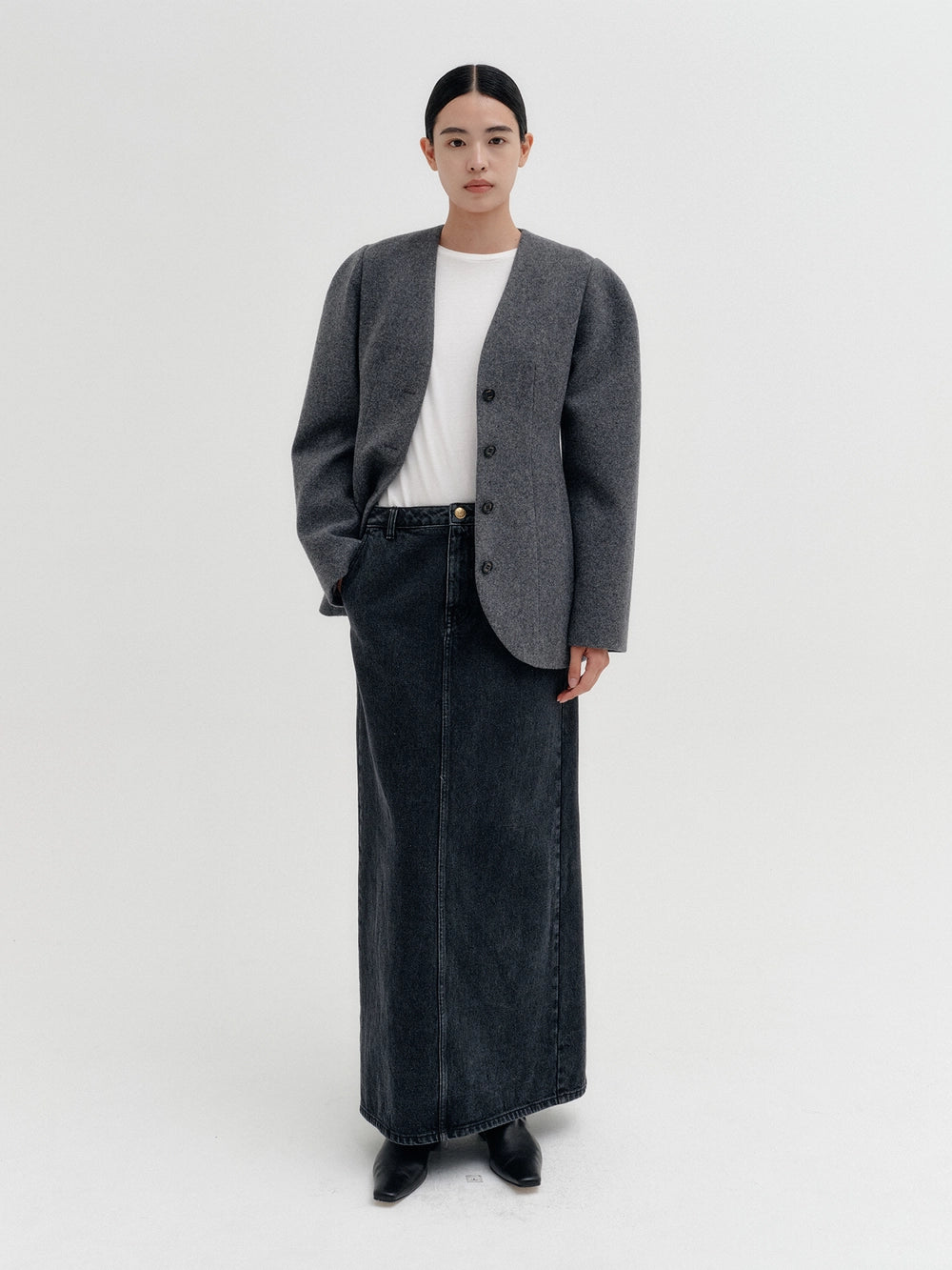 EENK Hourglass Jacket - Melange Gray