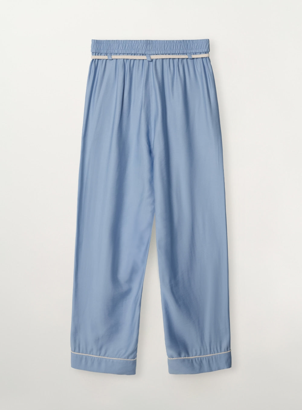 [satur] Homewear Lace-up Banding Pants - Sky Blue