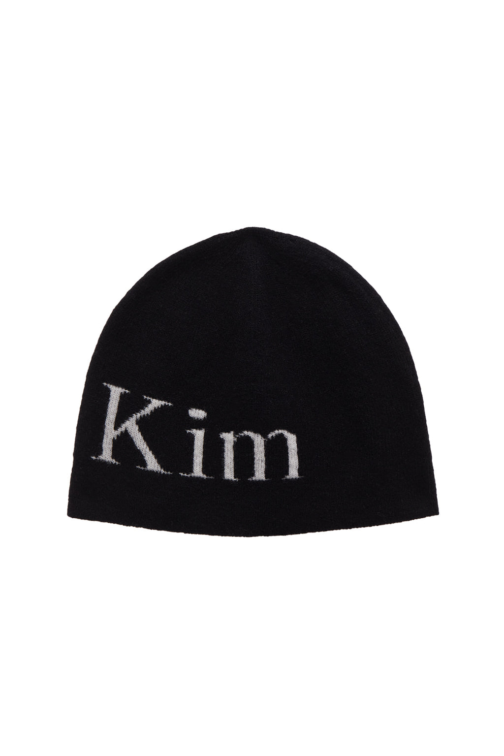 Matinkim Logo Jacquard Short Beanie IN Black