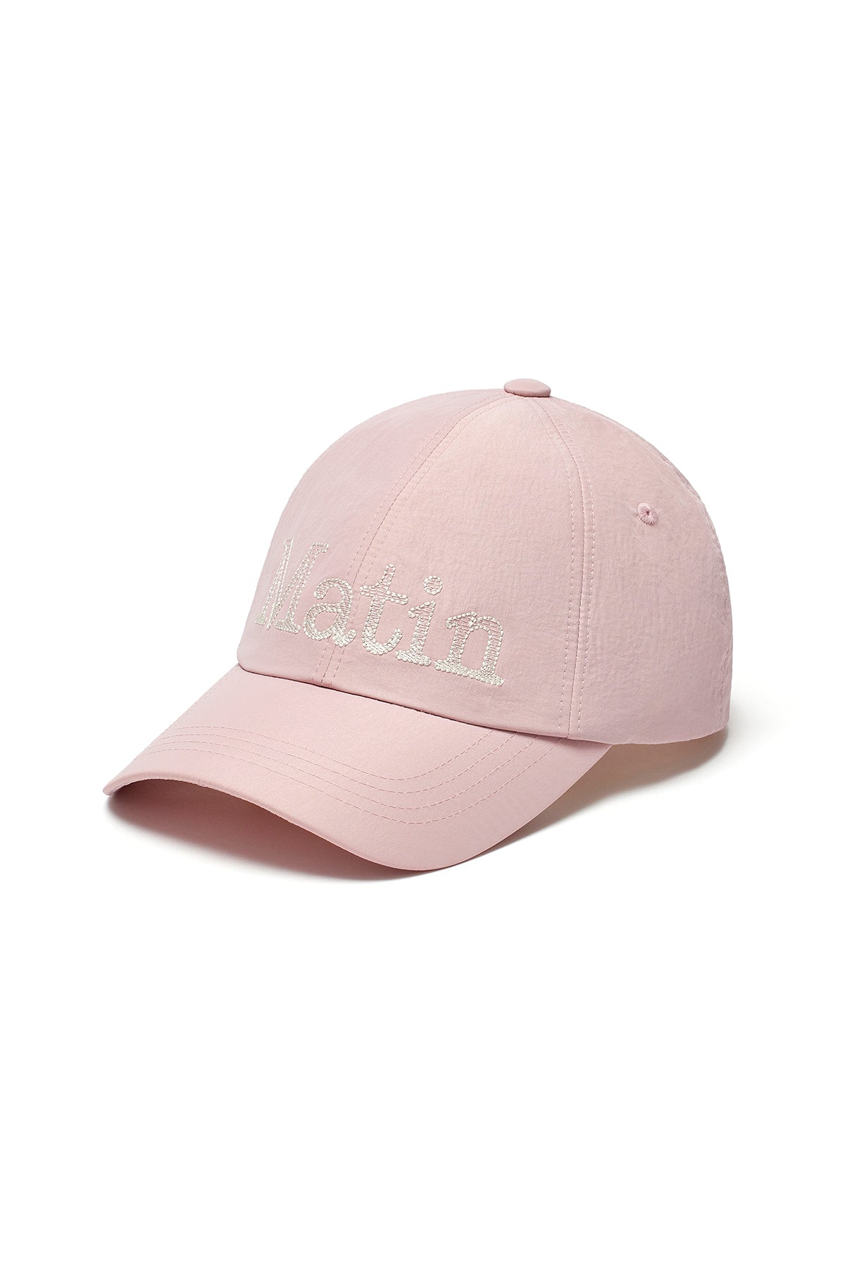 [matinkim] MATIN GLOSSY BALL CAP IN PINK