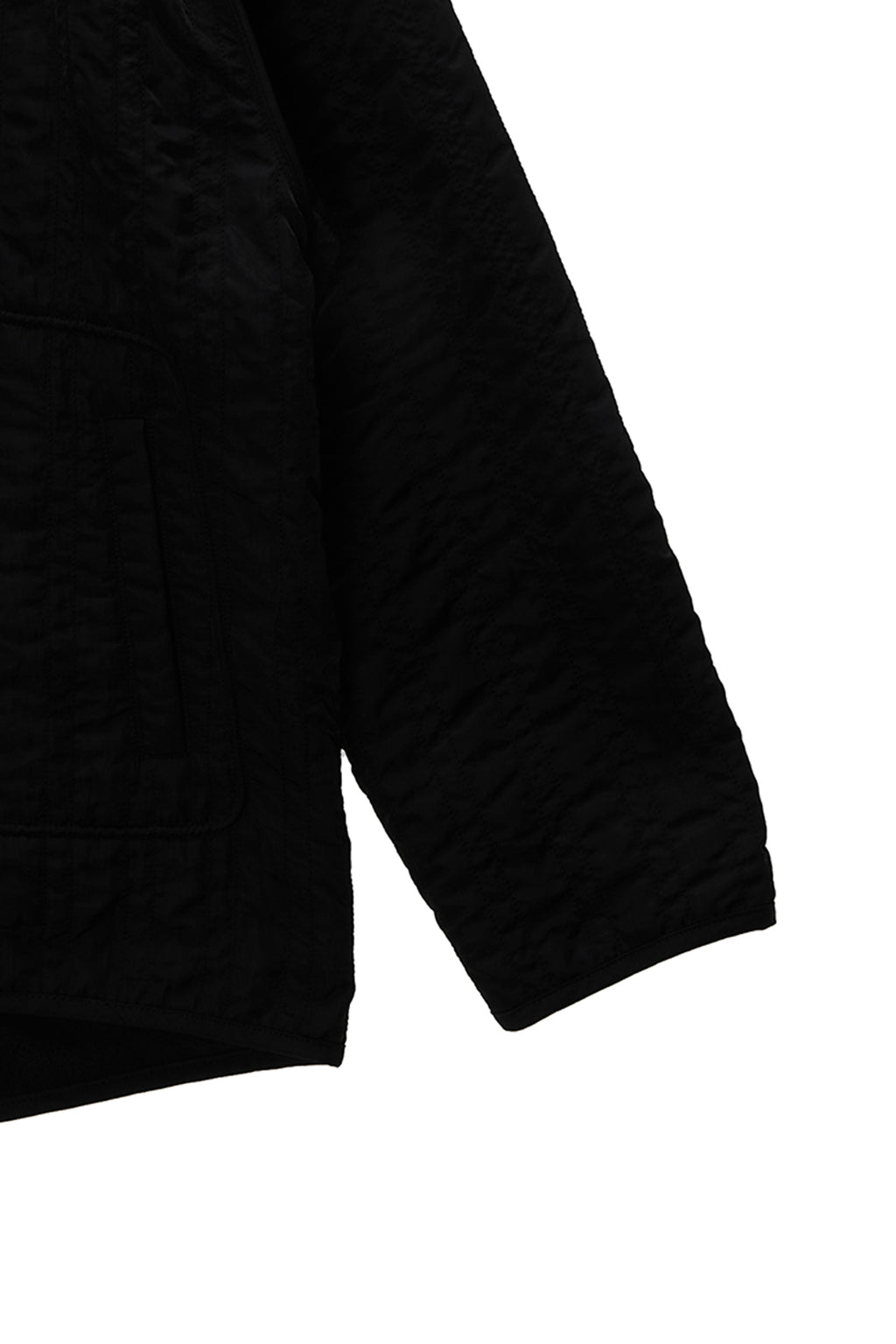Matinkim Warm UP Quilting Jumper For Women IN Black