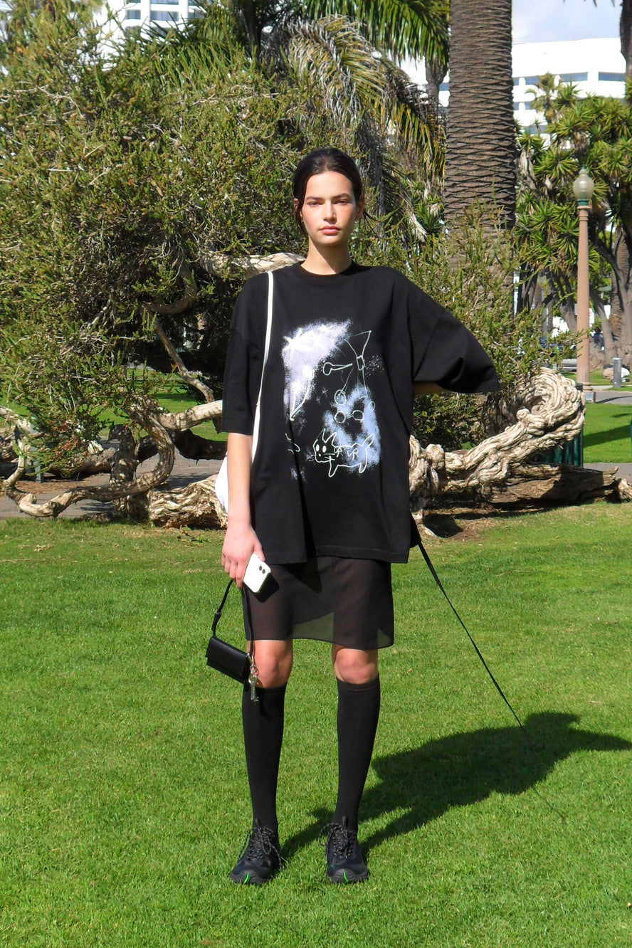 Low Classic Park Oversized T-Shirt Black