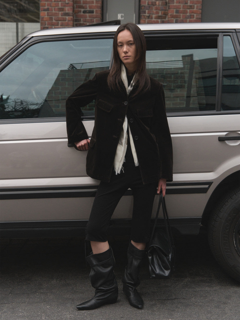 Low Classic Classic Velvet Jacket Brown