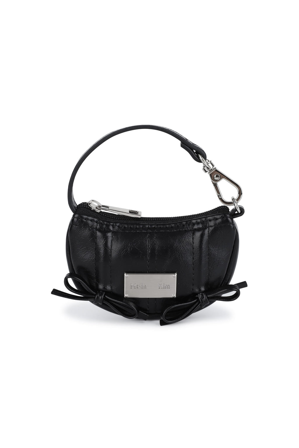 Matinkim Half Shirring Ribbon Charm IN Black