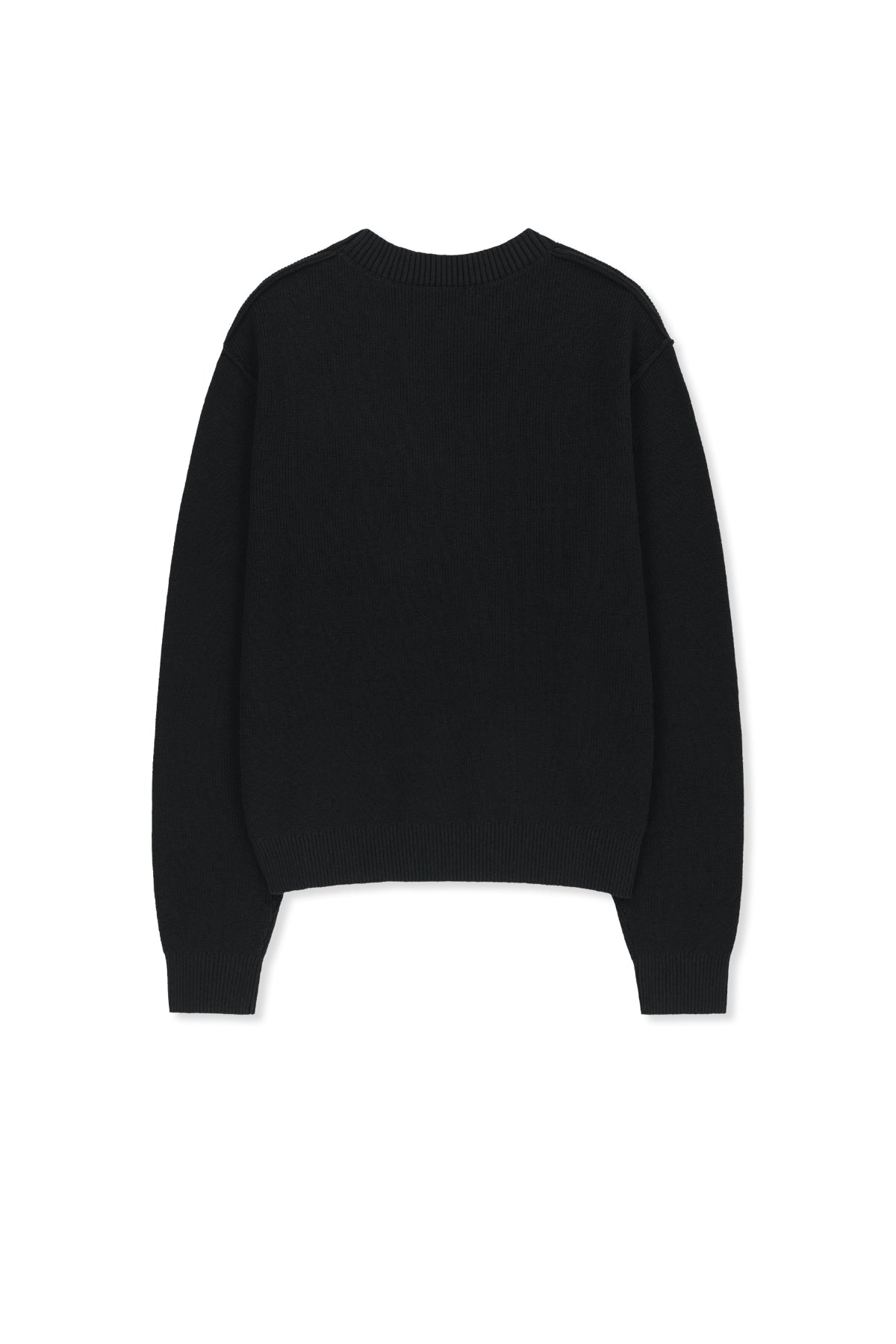 Matinkim Matin Applique Logo Knit Pullover IN Black