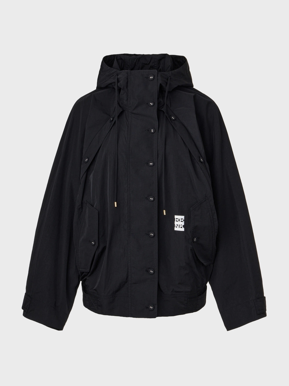 EENK Zip-Up Hoodie Jumper - Black