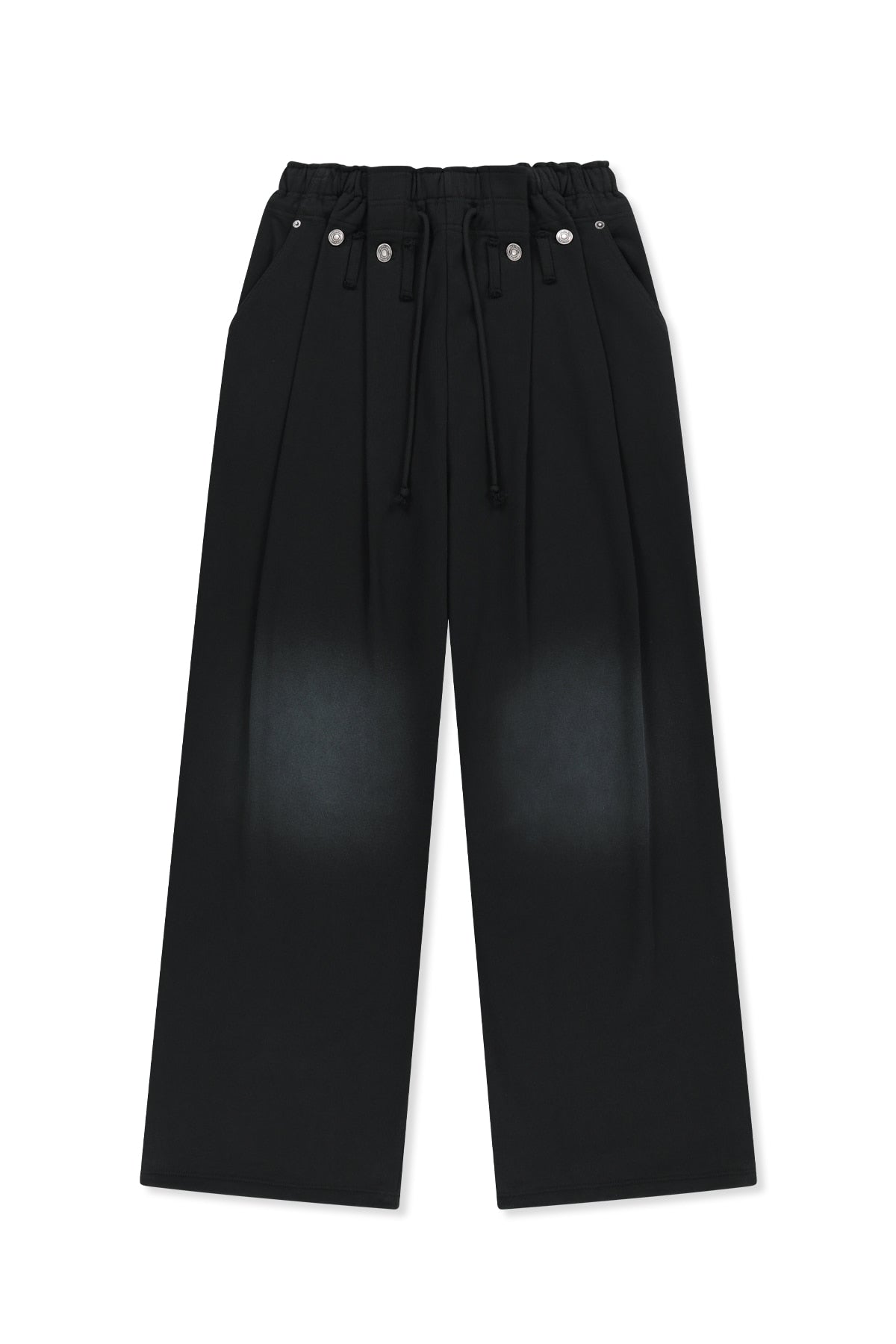 Matinkim Snap Tuck Washed Sweatpants IN Black