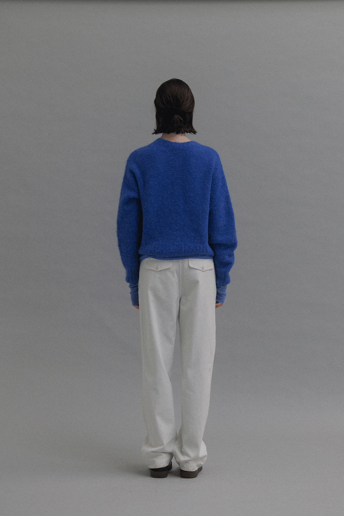 Nothing Written Alpaca knit cardigan (Pacific blue)