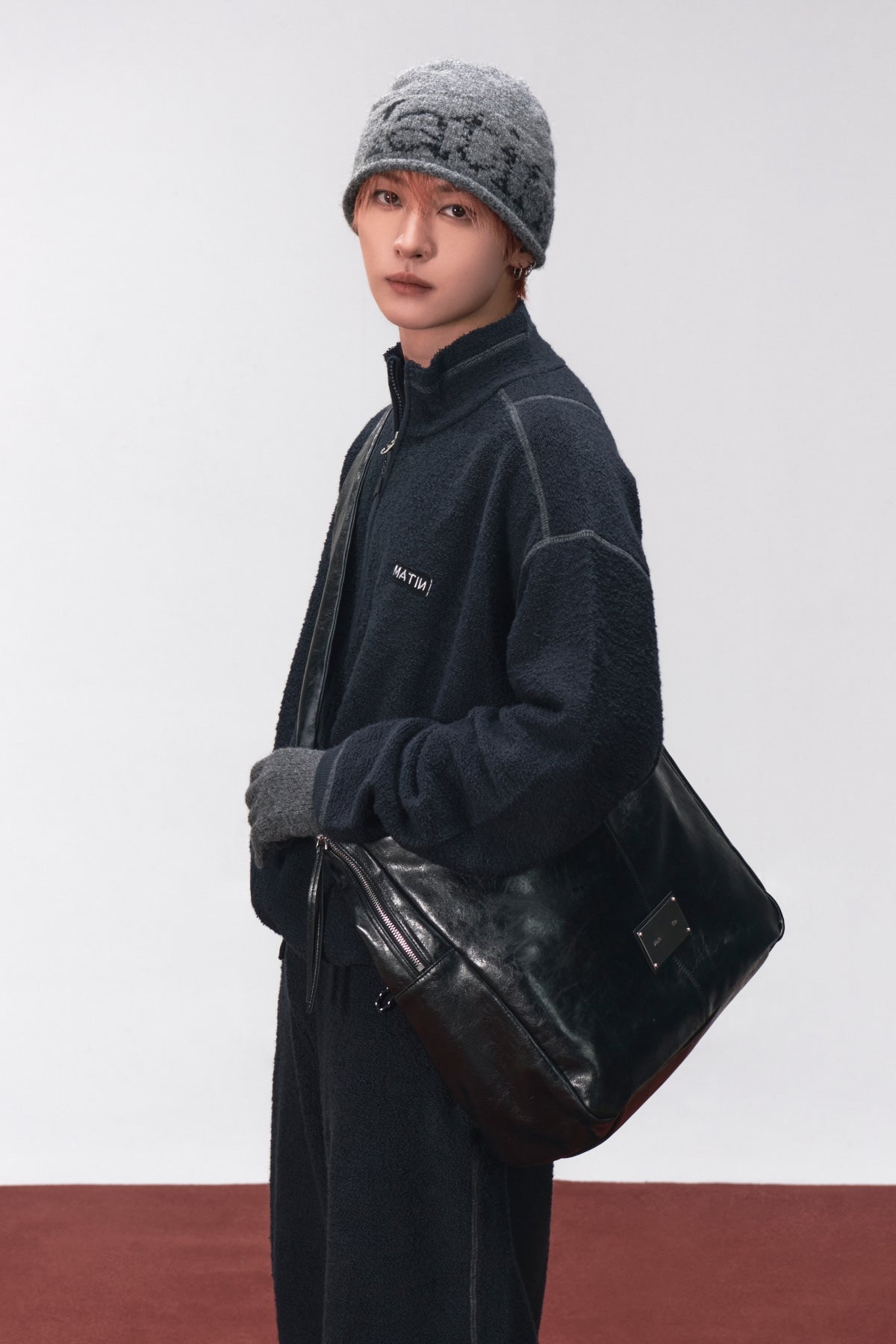 Matinkim Padded Eyelet Big Bag IN Black