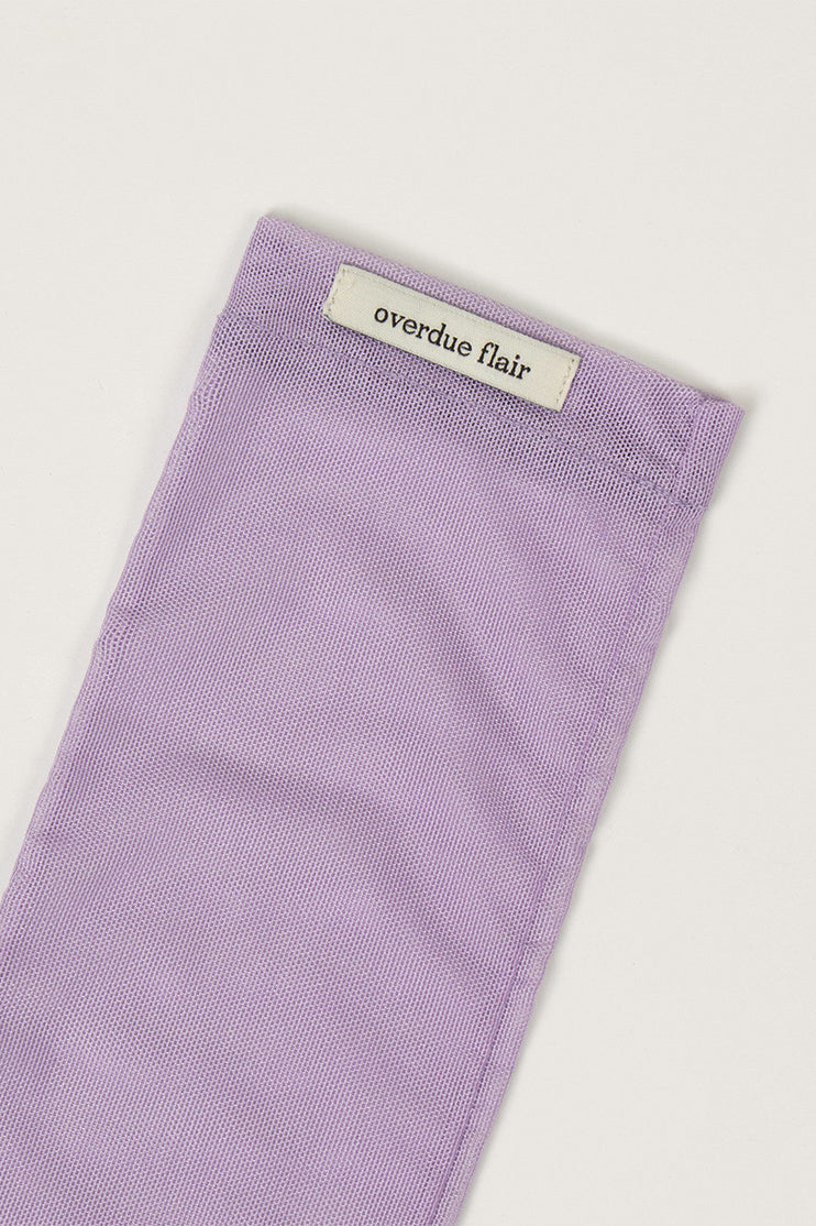 Overdueflair Mesh Socks Lavender