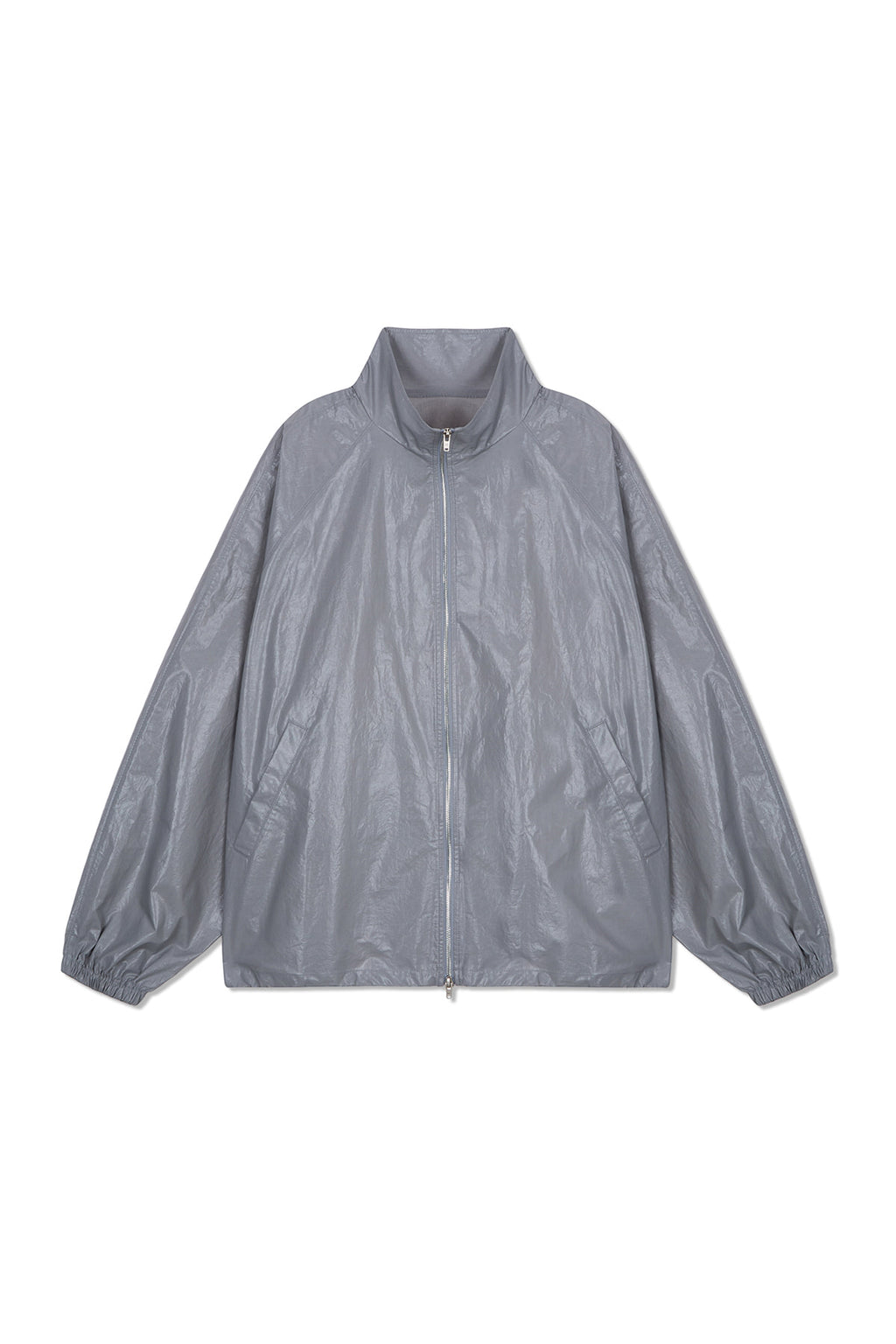 Matinkim Matin Kim Logo Coating Jumper For Men IN Dark Grey