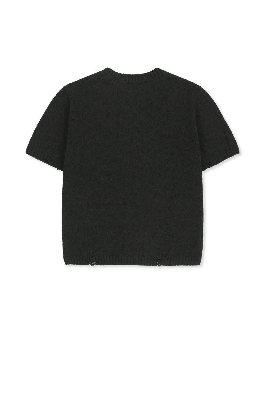 Matinkim Half Sleeve Logo Pullover For Women IN Black