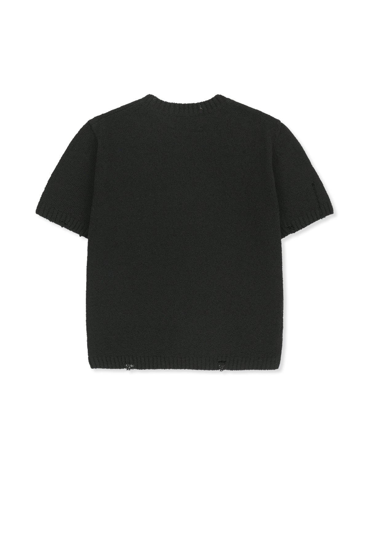 Matinkim Half Sleeve Logo Pullover For Women IN Black
