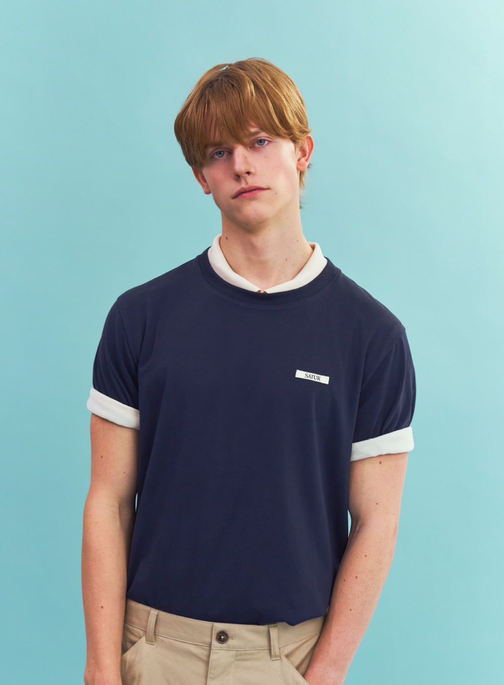 Satur Supima Basic Crewneck T-Shirt