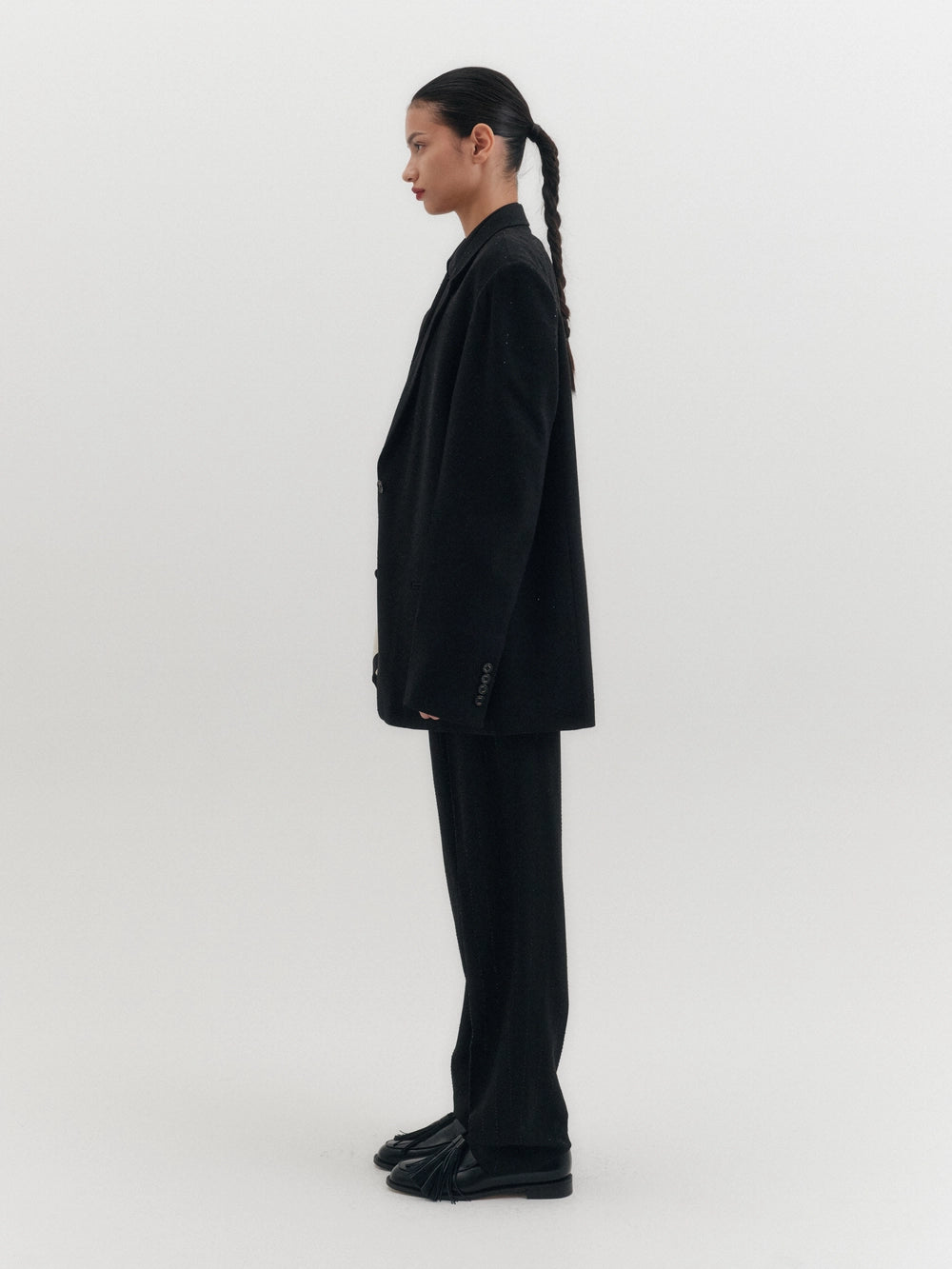 EENK Slim Straight Pants - Black