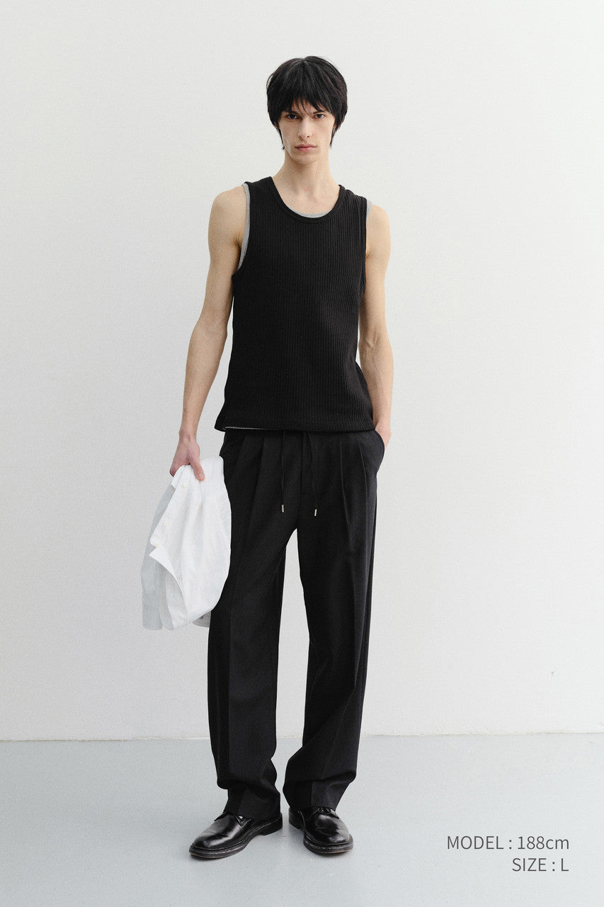Dunst Relaxed Sleeveless Top Black