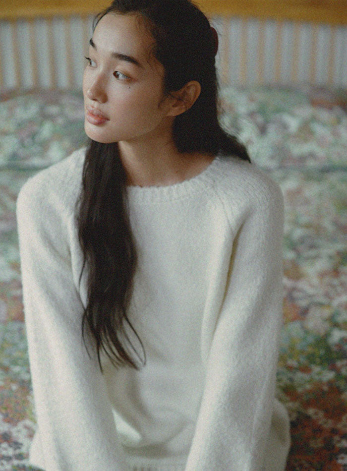 Mango Maniplease Wintry Knit Ivory