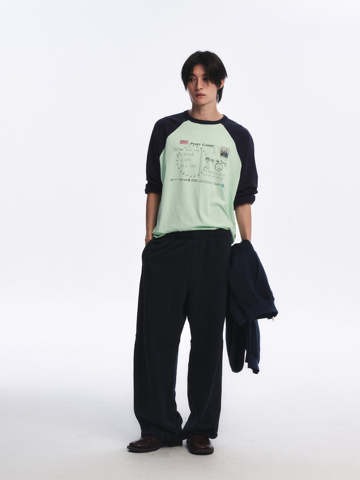 Low Classic Postcard Raglan Tee Mint