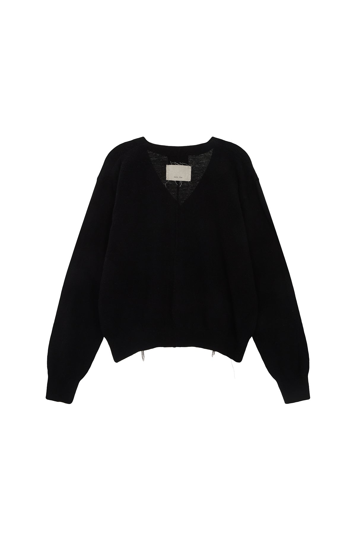 [matinkim] ARGYLE STITCH CARDIGAN IN BLACK