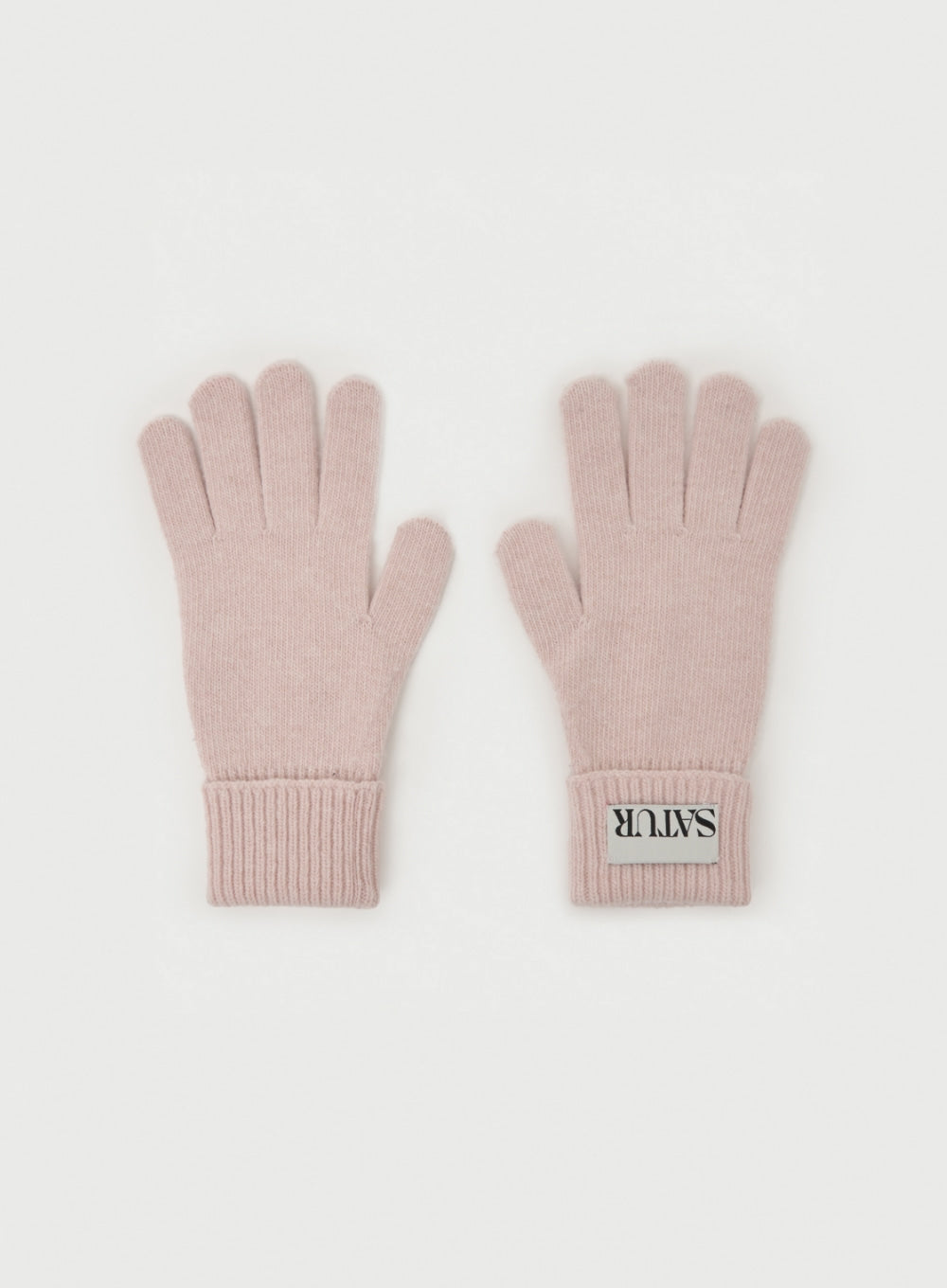 [satur] Verona Knit Gloves - Light Pink