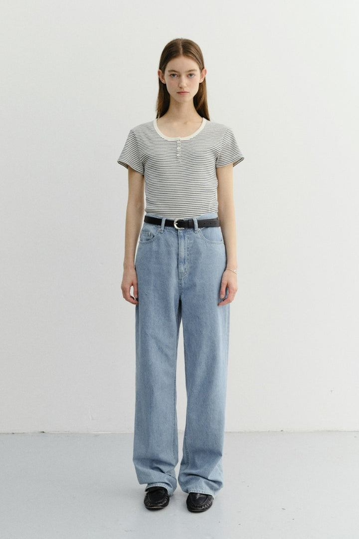Dunst Summer Straight Jeans Light Blue