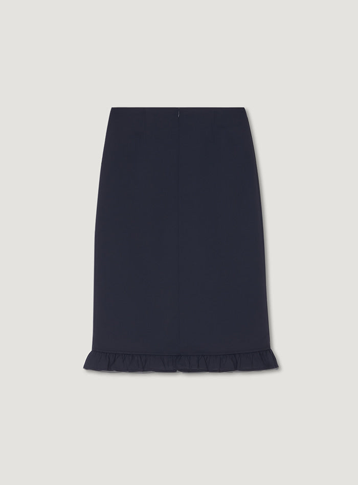 Mango Maniplease Peony Satin Skirt