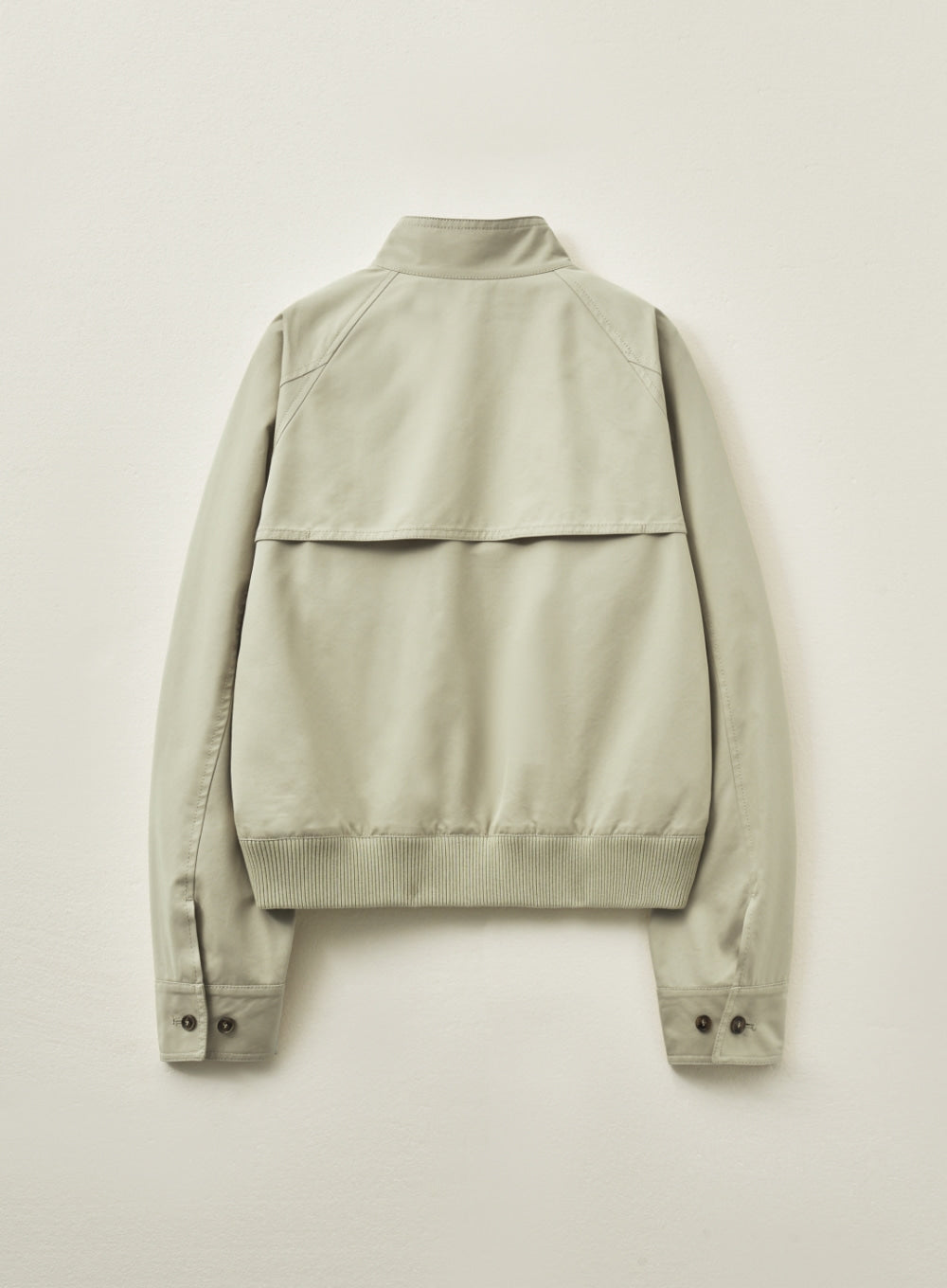 [satur] (W) Lecce Cotton Harrington Jacket - Natural Beige