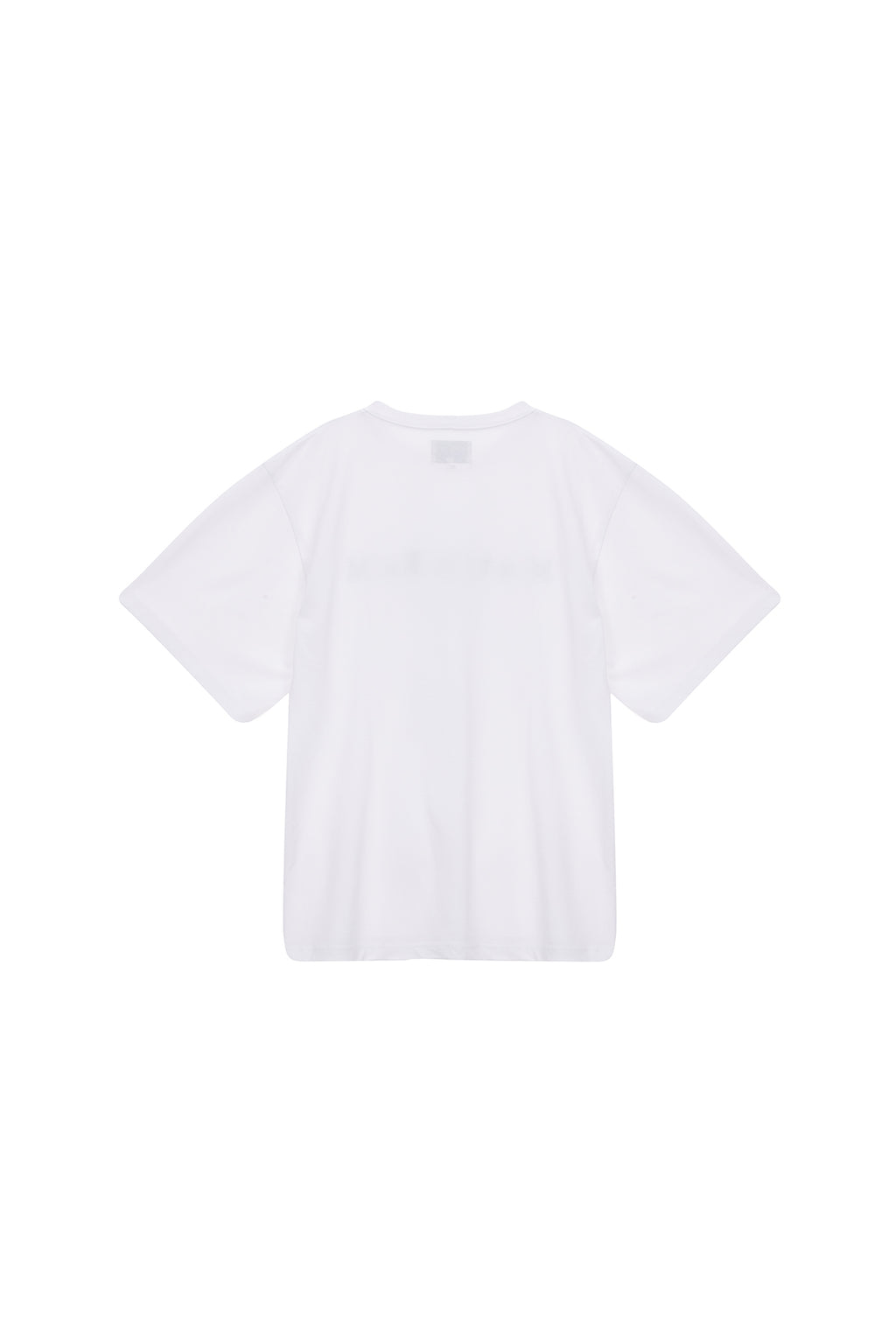 [matinkim] MATIN EMBROIDERY LOGO TOP IN WHITE