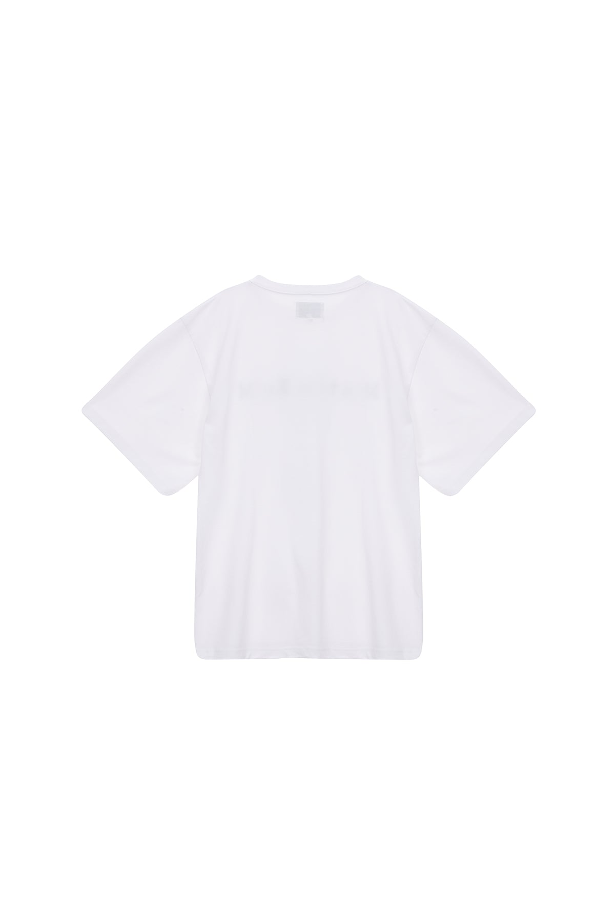 [matinkim] MATIN EMBROIDERY LOGO TOP IN WHITE