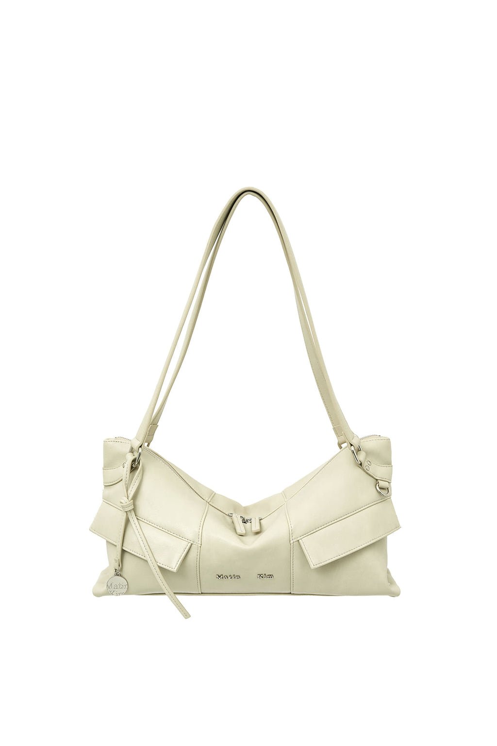 [matinkim] WIDE NEMO SHOULDER BAG IN LIGHT BEIGE