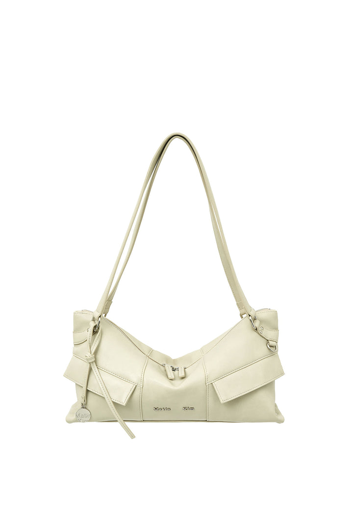 Matinkim Wide Nemo Shoulder Bag IN Light Beige