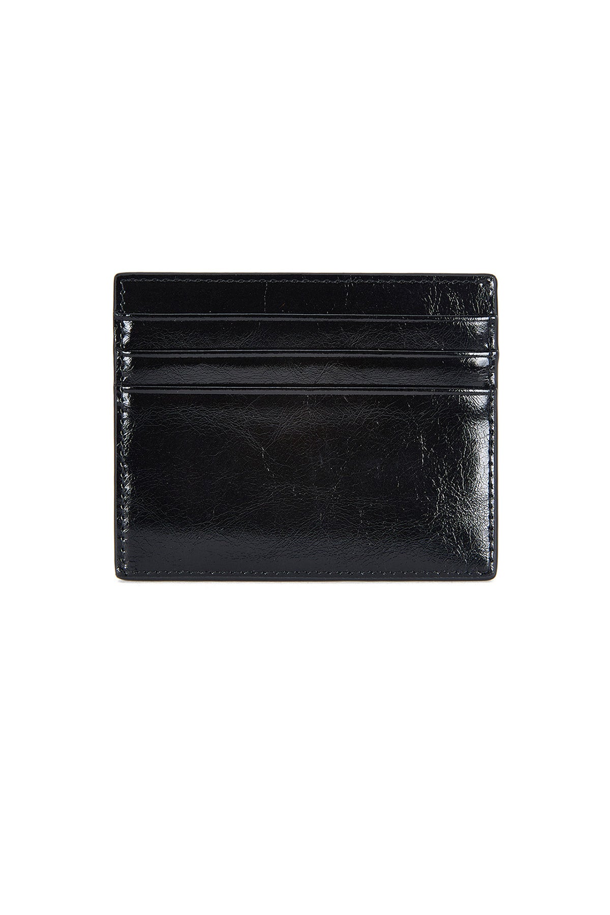 Matinkim Matin Kim Steel Logo Card Wallet IN Black