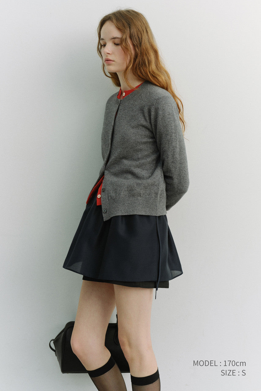 Dunst Layered Volume Skirt Navy