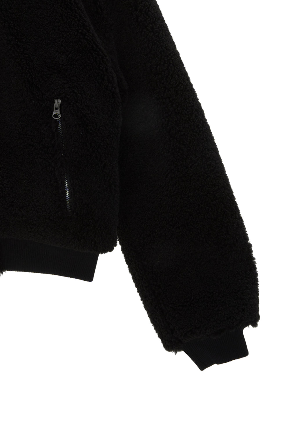 Matinkim Logo Point Fleece Hoody Jumper For Women IN Black