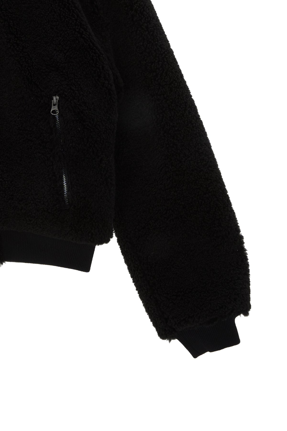 Matinkim Logo Point Fleece Hoody Jumper For Women IN Black