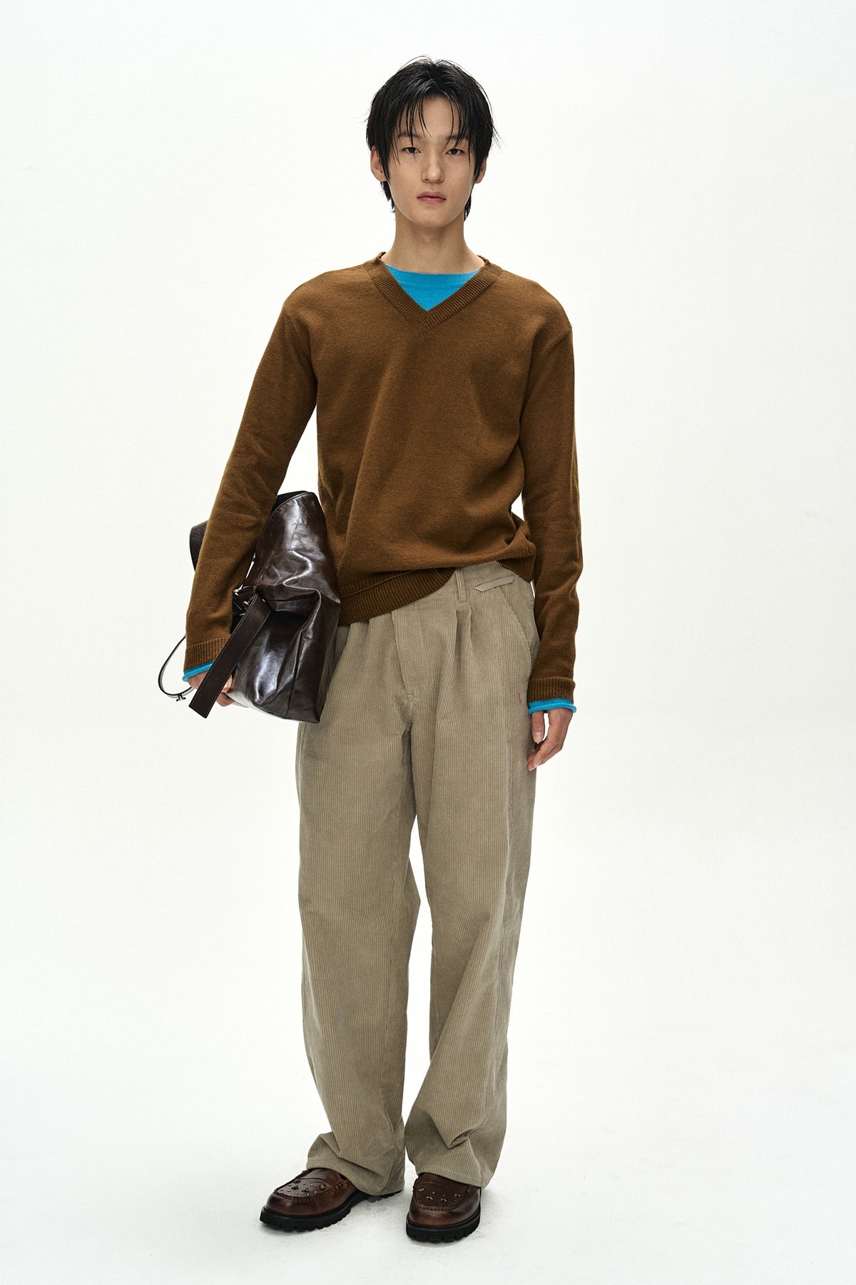 Andersson Bell Unisex Layered V-Neck Sweater