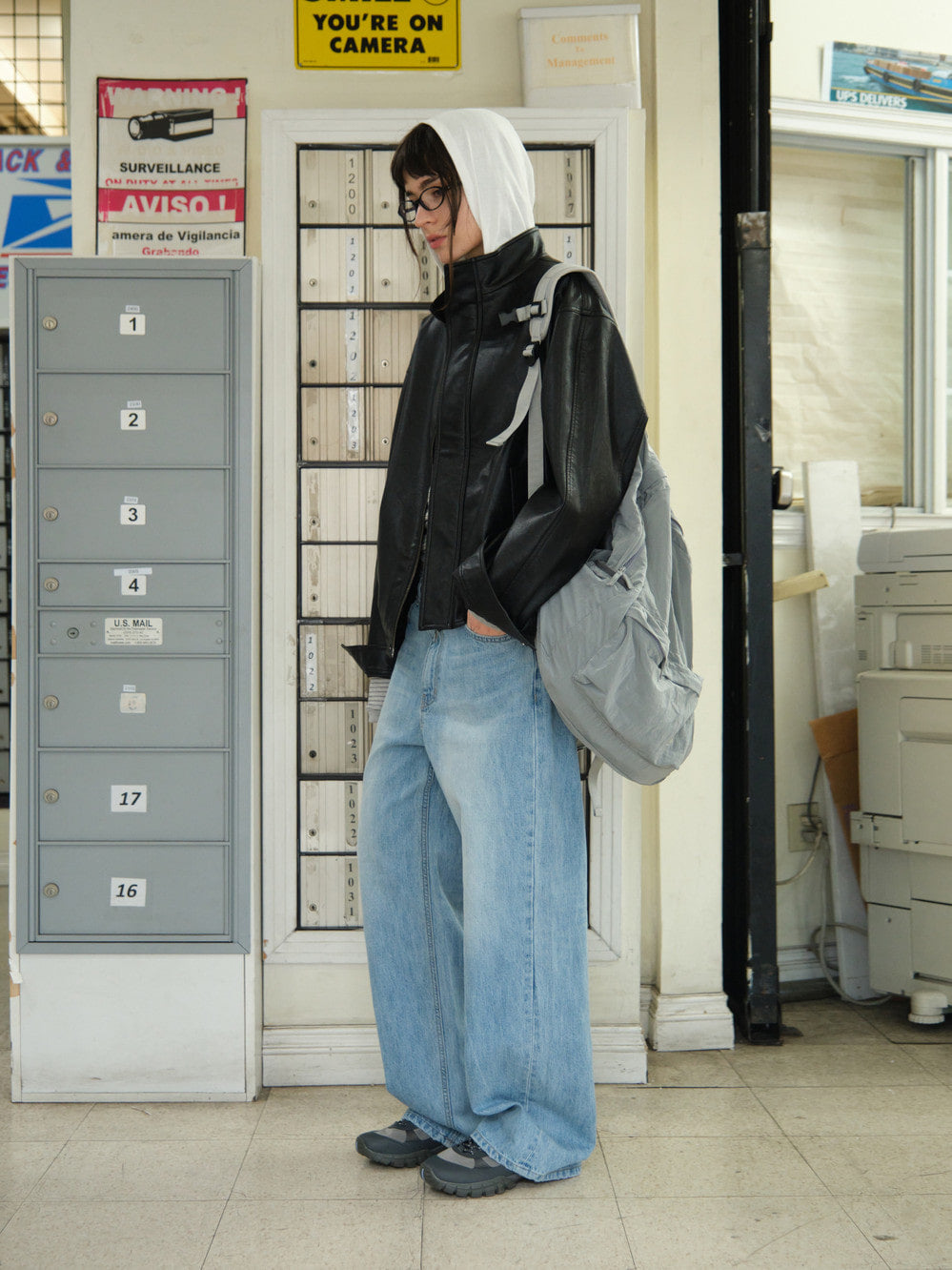 Low Classic Lc Nylon Backpack Silver