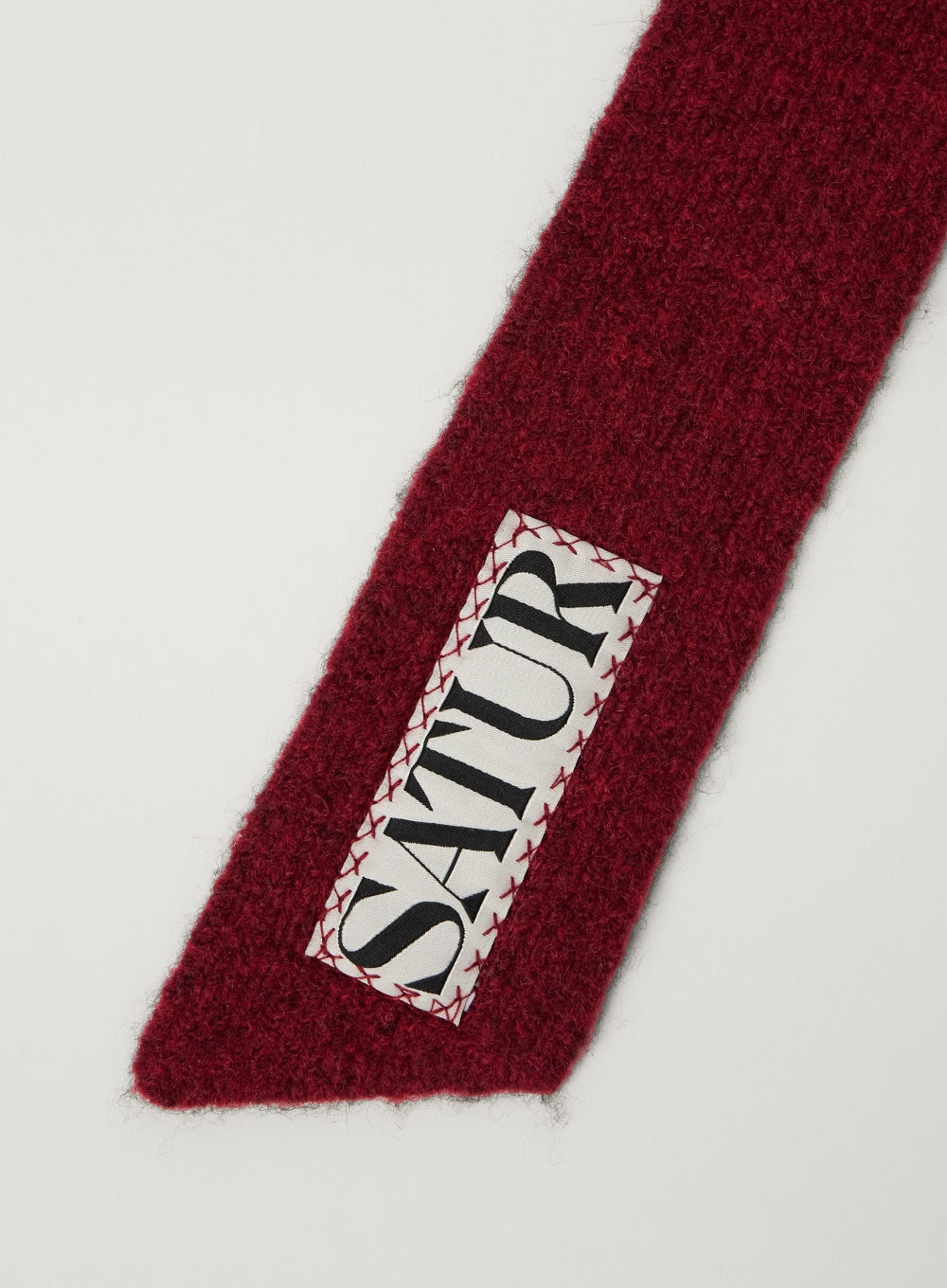 [satur] (W) Knit Balaclava - Burgundy