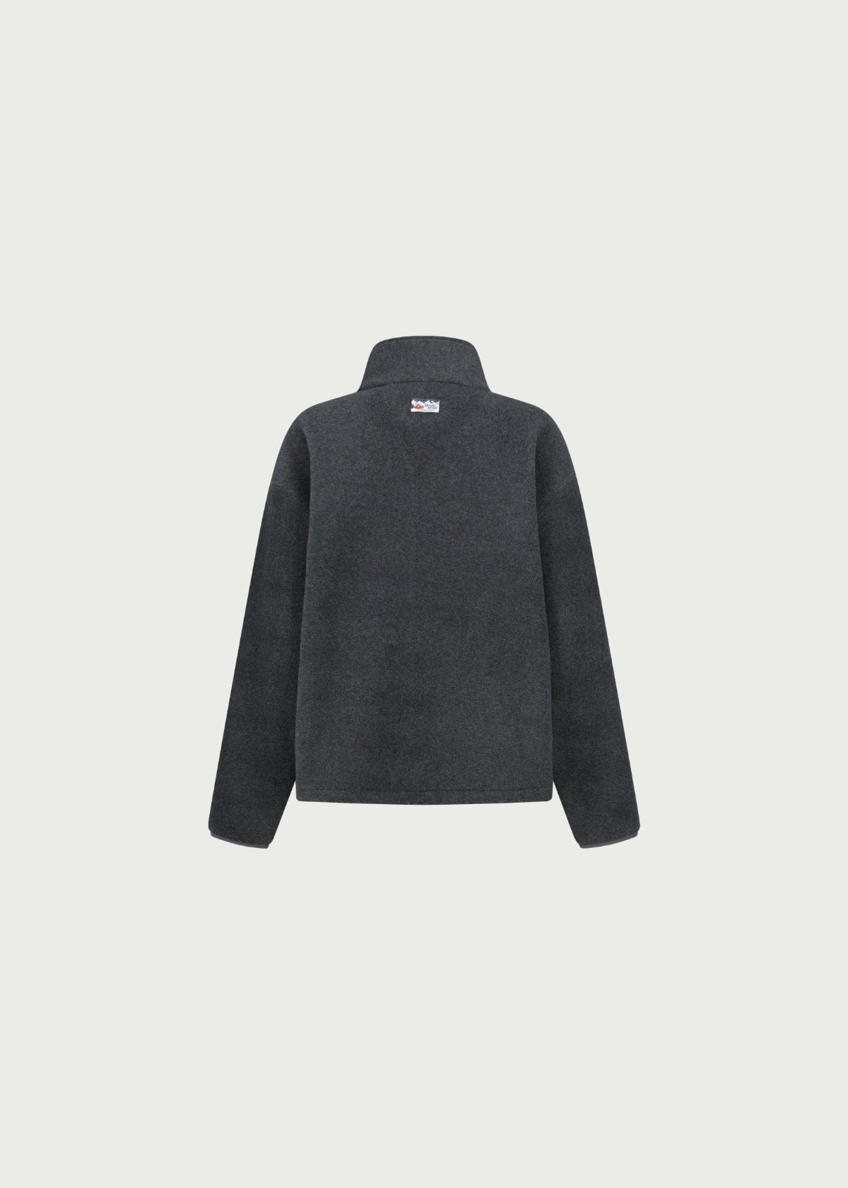 Depound fleece zip up - charcoal