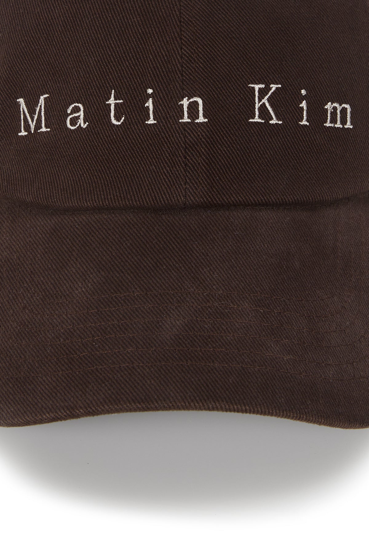 [matinkim] MATIN COTTON WASHED BALL CAP IN BROWN