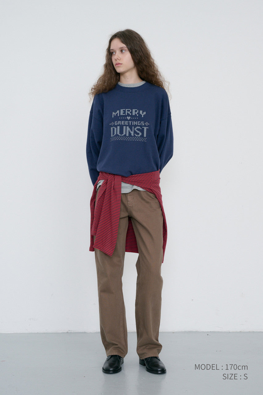 Dunst Unisex Pixel Sweatshirt Navy