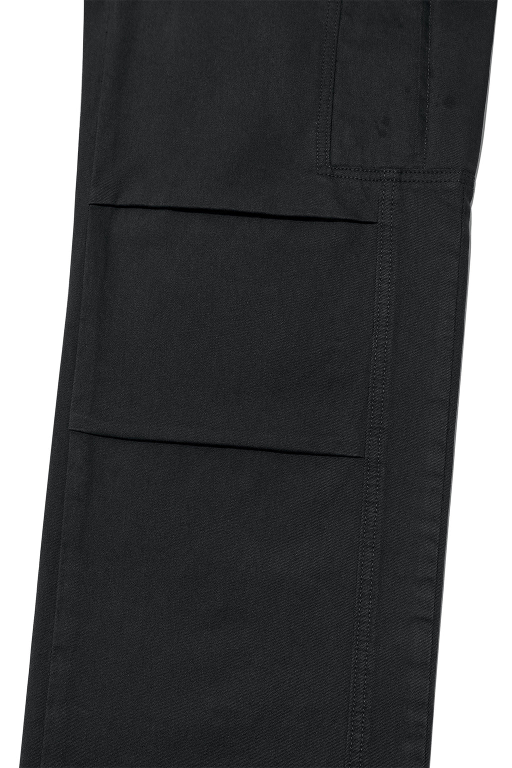 [matinkim] WASHED COTTON CARGO PANTS IN CHARCOAL