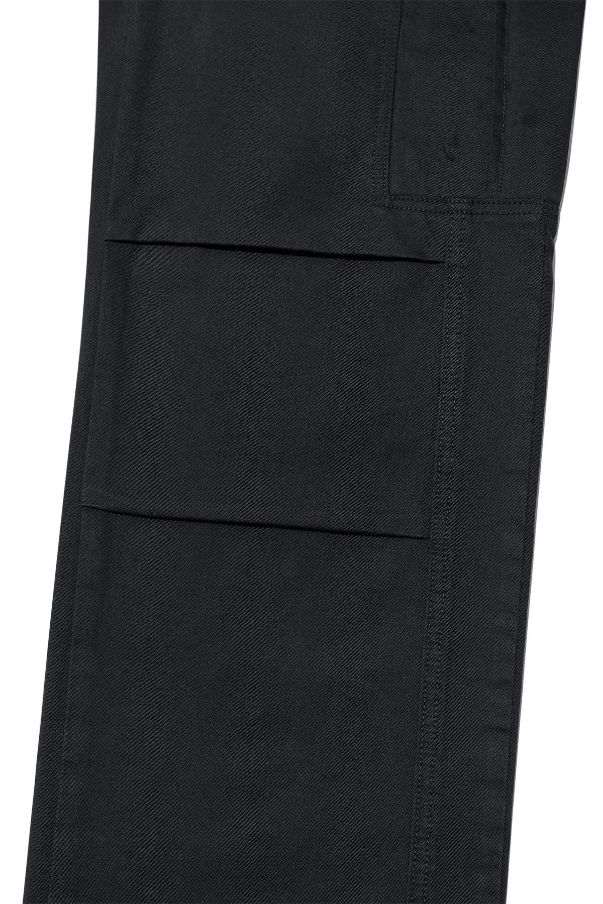 [matinkim] WASHED COTTON CARGO PANTS IN CHARCOAL