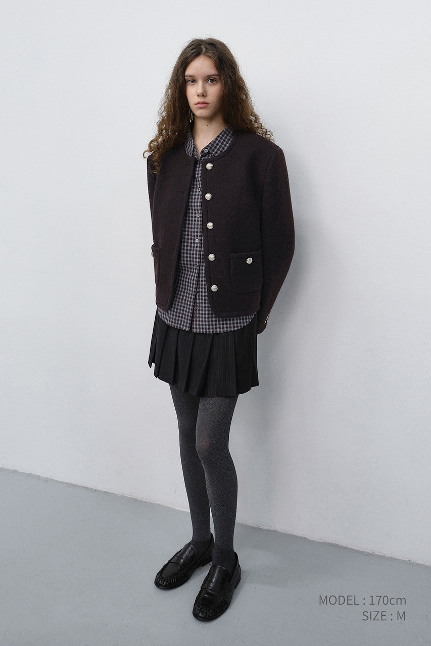 Dunst Classic Tweed Jacket Brown