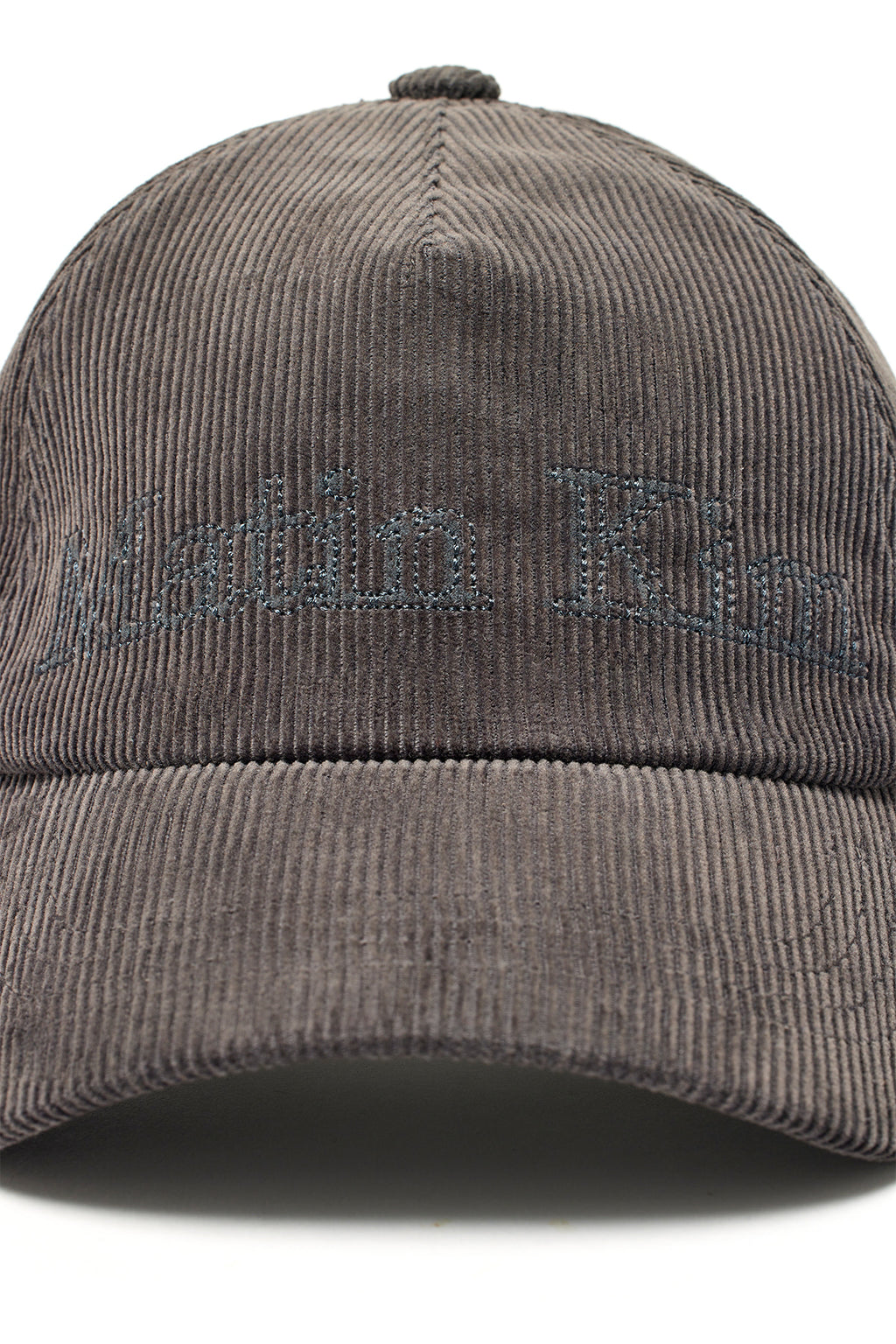 [matinkim] MATIN CORDUROY BALL CAP IN CHARCOAL